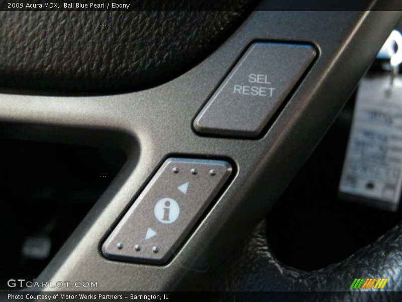 Bali Blue Pearl / Ebony 2009 Acura MDX