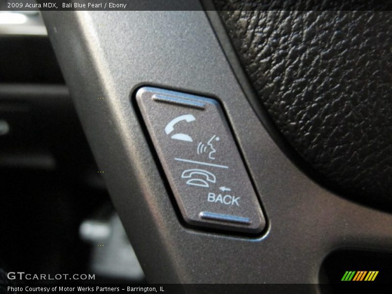 Bali Blue Pearl / Ebony 2009 Acura MDX