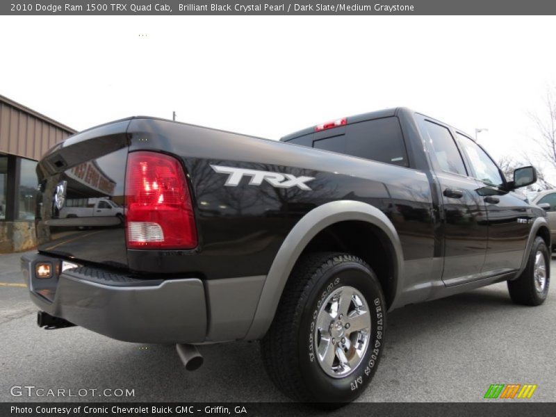 Brilliant Black Crystal Pearl / Dark Slate/Medium Graystone 2010 Dodge Ram 1500 TRX Quad Cab