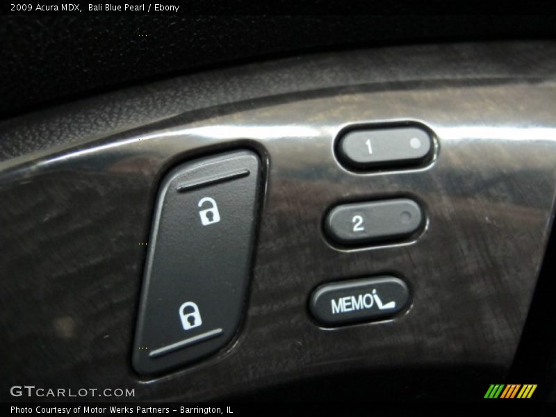 Bali Blue Pearl / Ebony 2009 Acura MDX