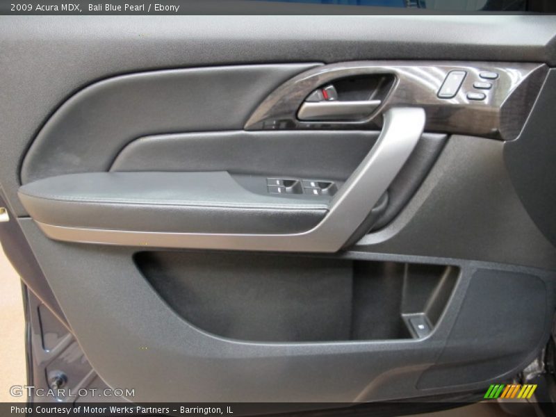 Bali Blue Pearl / Ebony 2009 Acura MDX
