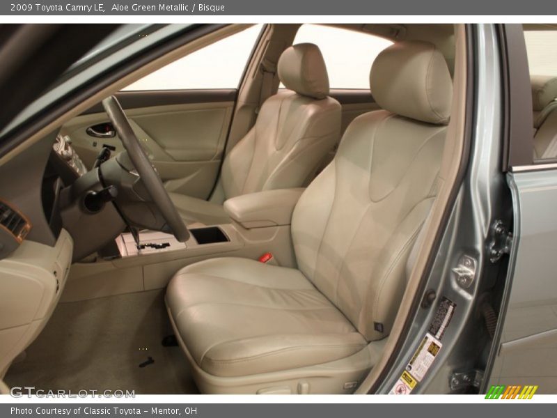 Aloe Green Metallic / Bisque 2009 Toyota Camry LE