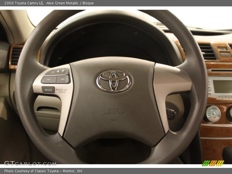 Aloe Green Metallic / Bisque 2009 Toyota Camry LE