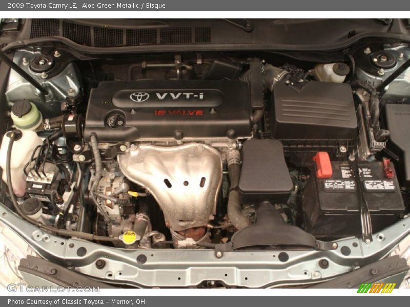 Aloe Green Metallic / Bisque 2009 Toyota Camry LE
