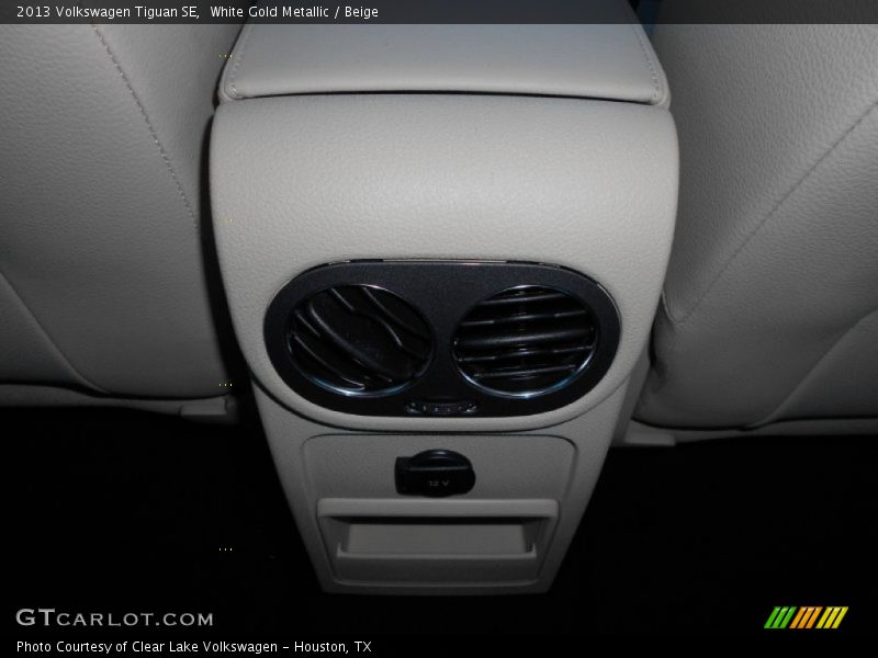 White Gold Metallic / Beige 2013 Volkswagen Tiguan SE