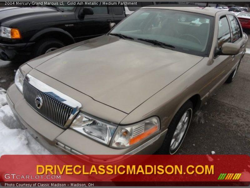 Gold Ash Metallic / Medium Parchment 2004 Mercury Grand Marquis LS