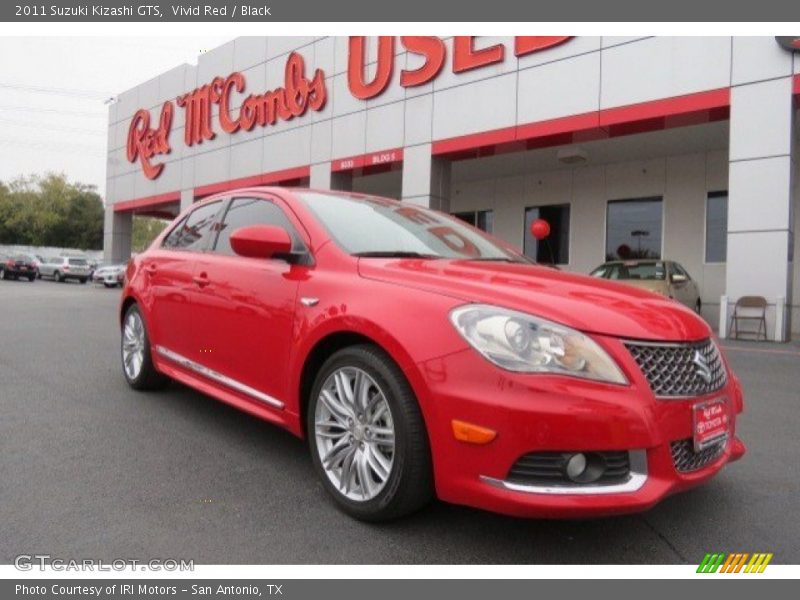 Vivid Red / Black 2011 Suzuki Kizashi GTS