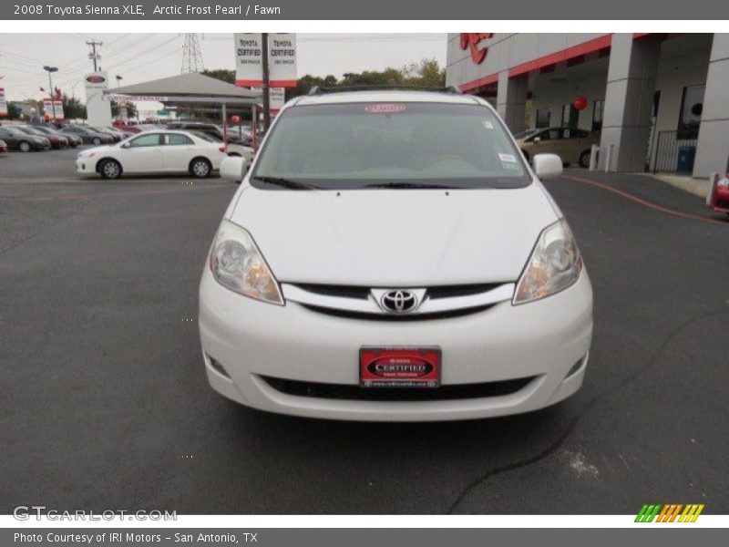 Arctic Frost Pearl / Fawn 2008 Toyota Sienna XLE