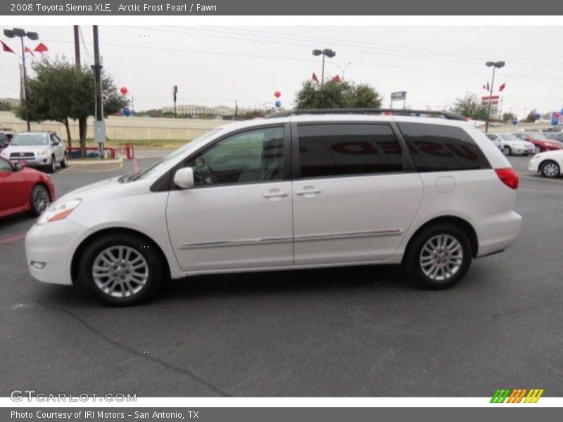 Arctic Frost Pearl / Fawn 2008 Toyota Sienna XLE