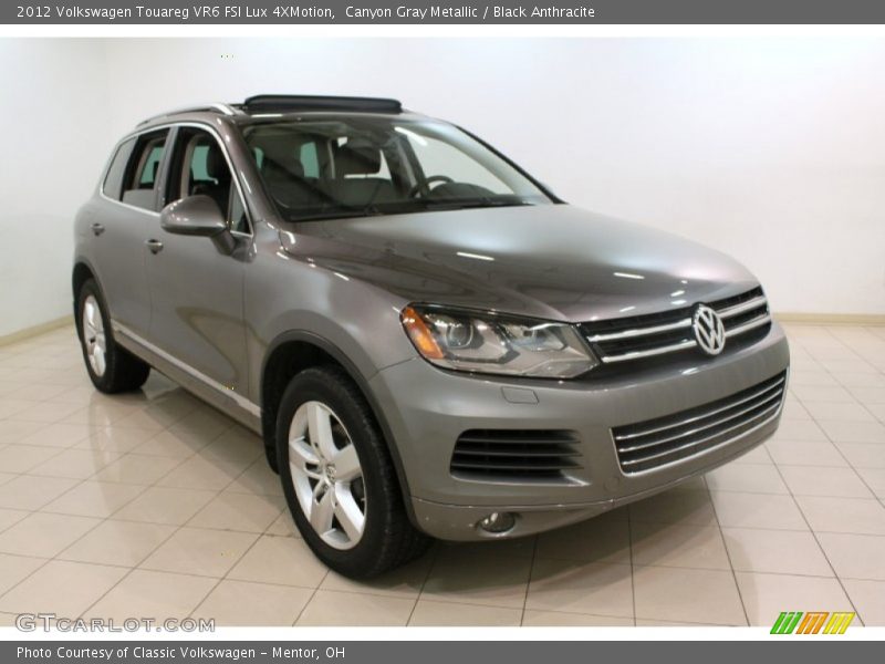 Canyon Gray Metallic / Black Anthracite 2012 Volkswagen Touareg VR6 FSI Lux 4XMotion