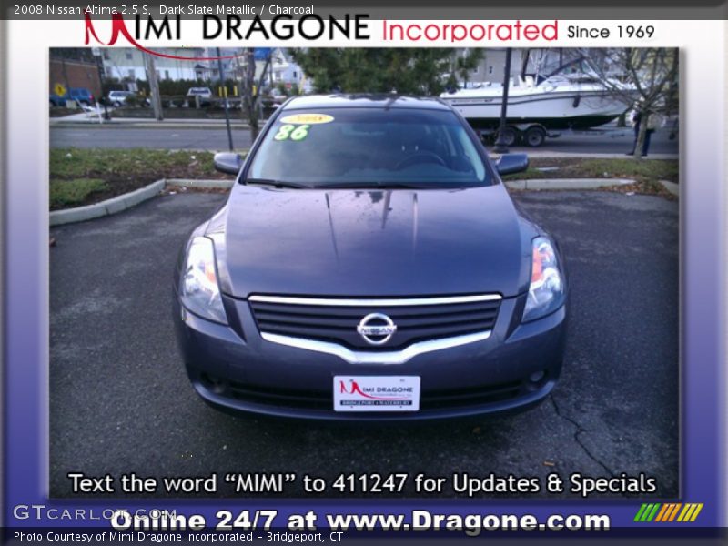 Dark Slate Metallic / Charcoal 2008 Nissan Altima 2.5 S