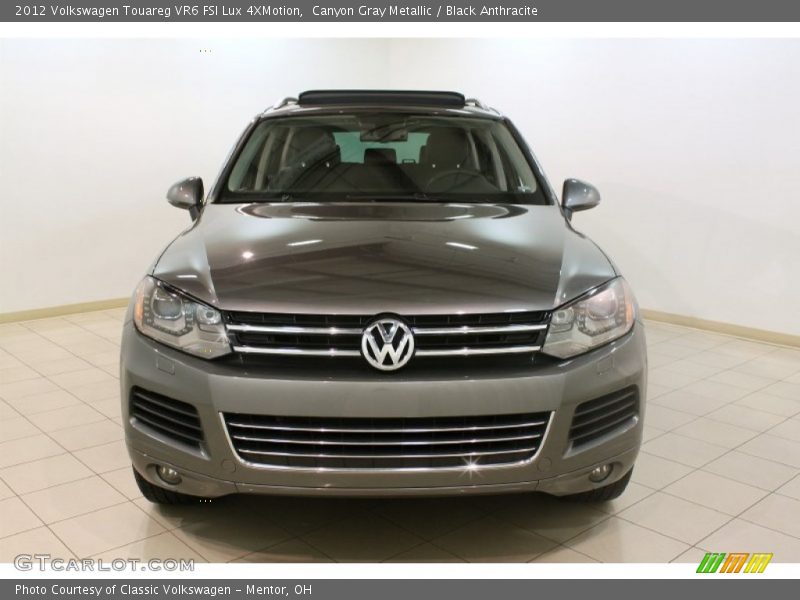 Canyon Gray Metallic / Black Anthracite 2012 Volkswagen Touareg VR6 FSI Lux 4XMotion