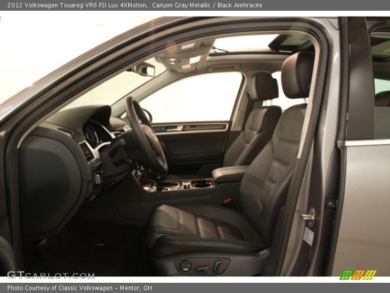 Canyon Gray Metallic / Black Anthracite 2012 Volkswagen Touareg VR6 FSI Lux 4XMotion