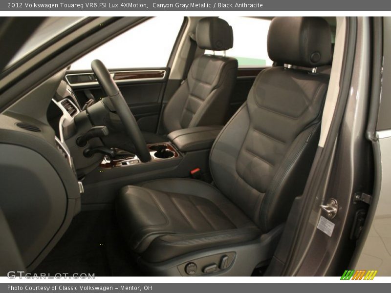 Canyon Gray Metallic / Black Anthracite 2012 Volkswagen Touareg VR6 FSI Lux 4XMotion