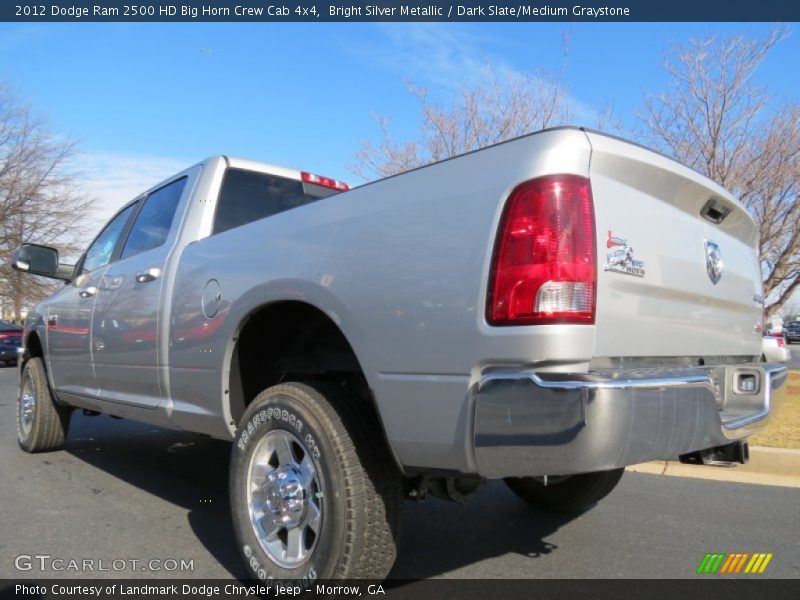 Bright Silver Metallic / Dark Slate/Medium Graystone 2012 Dodge Ram 2500 HD Big Horn Crew Cab 4x4