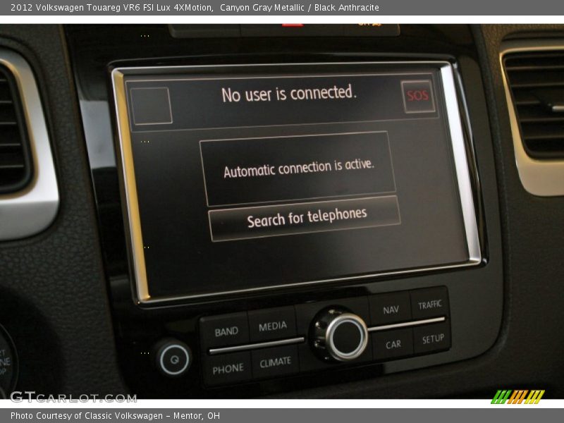 Canyon Gray Metallic / Black Anthracite 2012 Volkswagen Touareg VR6 FSI Lux 4XMotion