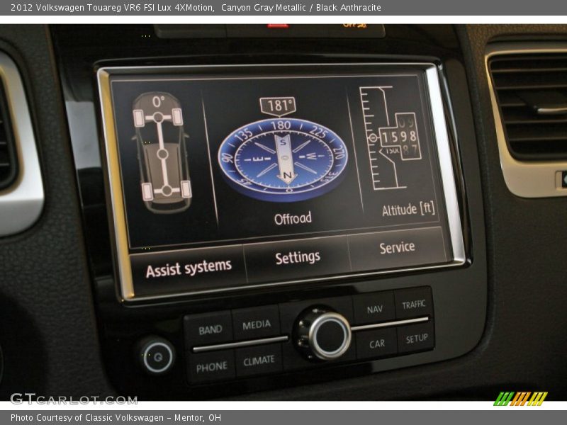 Canyon Gray Metallic / Black Anthracite 2012 Volkswagen Touareg VR6 FSI Lux 4XMotion