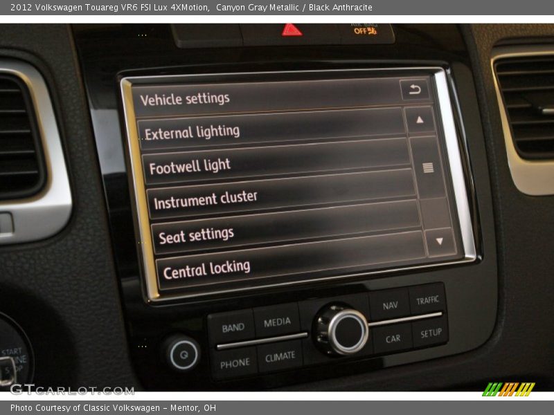 Canyon Gray Metallic / Black Anthracite 2012 Volkswagen Touareg VR6 FSI Lux 4XMotion