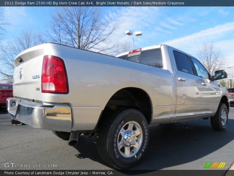 Bright Silver Metallic / Dark Slate/Medium Graystone 2012 Dodge Ram 2500 HD Big Horn Crew Cab 4x4