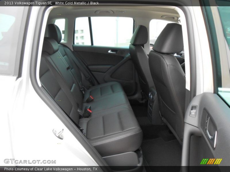 White Gold Metallic / Black 2013 Volkswagen Tiguan SE