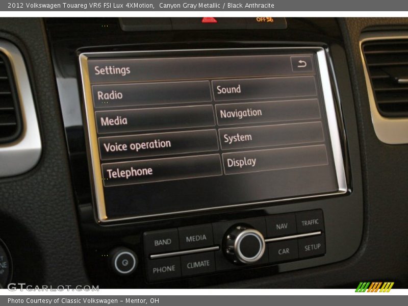 Canyon Gray Metallic / Black Anthracite 2012 Volkswagen Touareg VR6 FSI Lux 4XMotion
