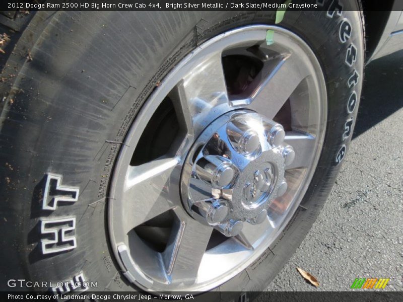 Bright Silver Metallic / Dark Slate/Medium Graystone 2012 Dodge Ram 2500 HD Big Horn Crew Cab 4x4