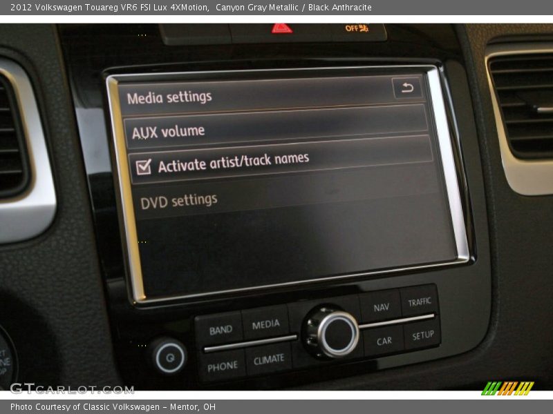 Canyon Gray Metallic / Black Anthracite 2012 Volkswagen Touareg VR6 FSI Lux 4XMotion