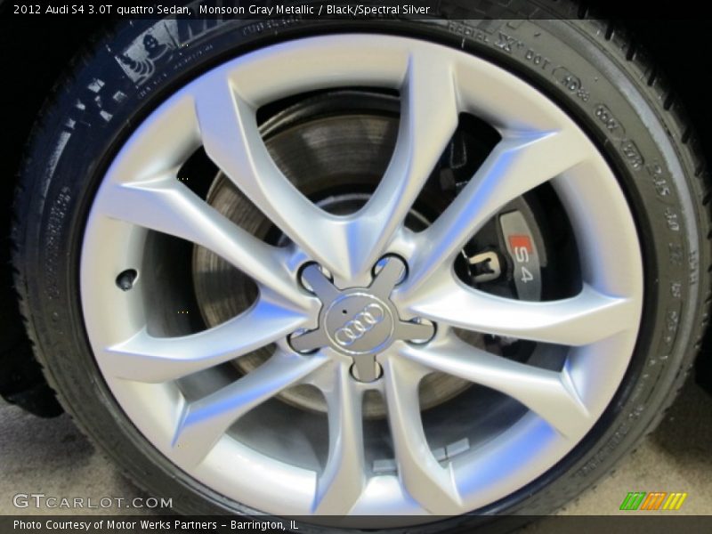 Monsoon Gray Metallic / Black/Spectral Silver 2012 Audi S4 3.0T quattro Sedan