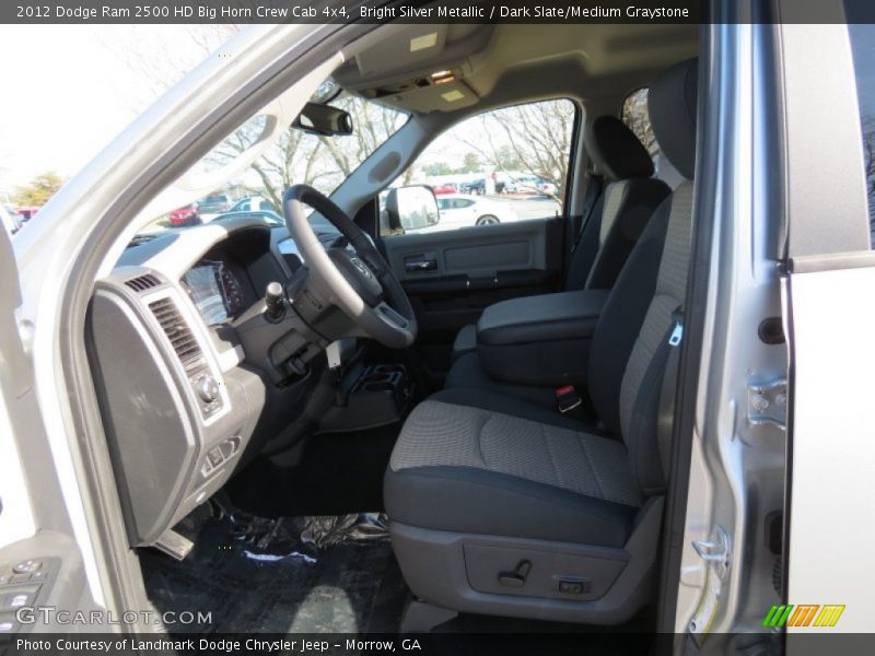 Bright Silver Metallic / Dark Slate/Medium Graystone 2012 Dodge Ram 2500 HD Big Horn Crew Cab 4x4