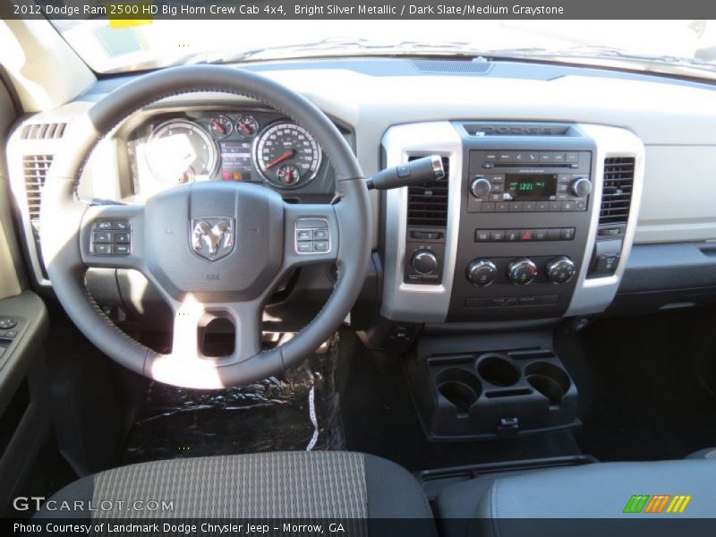 Bright Silver Metallic / Dark Slate/Medium Graystone 2012 Dodge Ram 2500 HD Big Horn Crew Cab 4x4