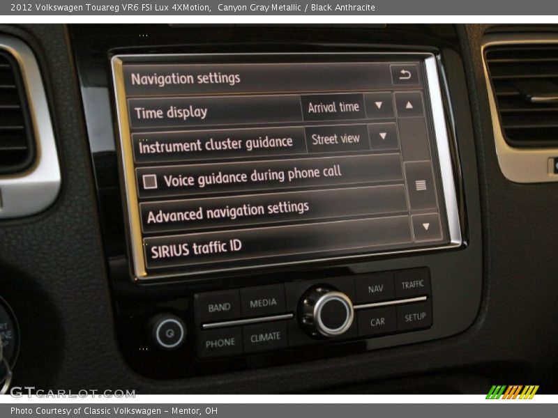 Canyon Gray Metallic / Black Anthracite 2012 Volkswagen Touareg VR6 FSI Lux 4XMotion
