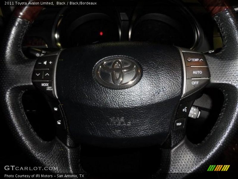 Black / Black/Bordeaux 2011 Toyota Avalon Limited