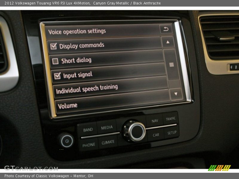 Canyon Gray Metallic / Black Anthracite 2012 Volkswagen Touareg VR6 FSI Lux 4XMotion