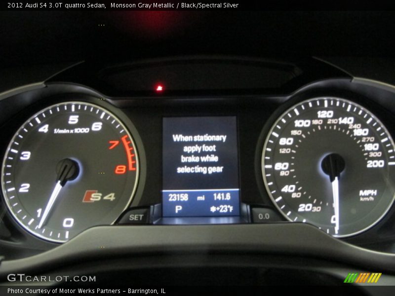  2012 S4 3.0T quattro Sedan 3.0T quattro Sedan Gauges