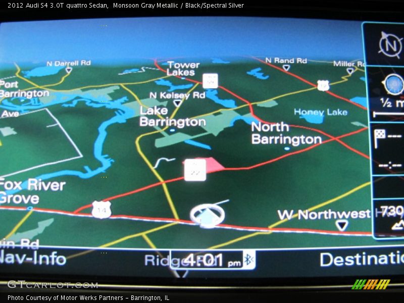 Navigation of 2012 S4 3.0T quattro Sedan