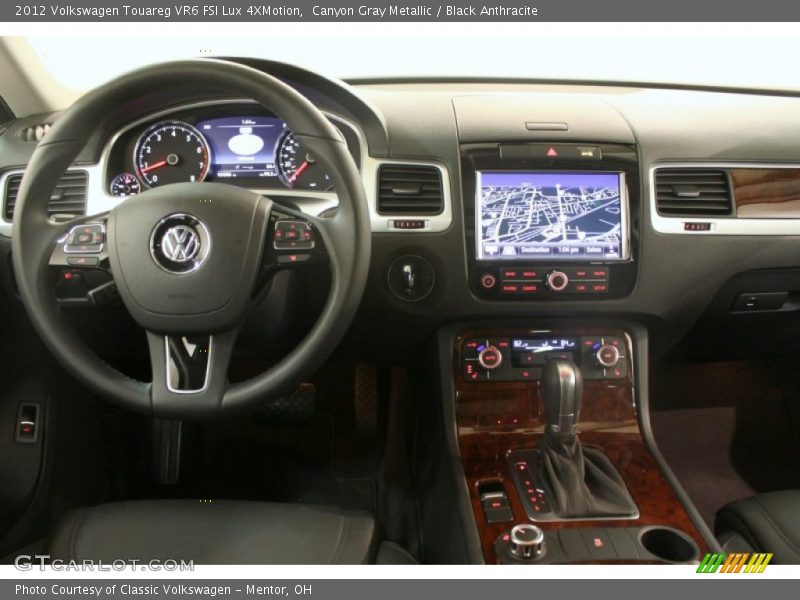 Canyon Gray Metallic / Black Anthracite 2012 Volkswagen Touareg VR6 FSI Lux 4XMotion