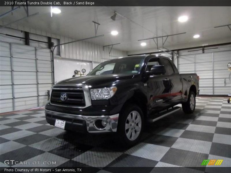 Black / Sand Beige 2010 Toyota Tundra Double Cab