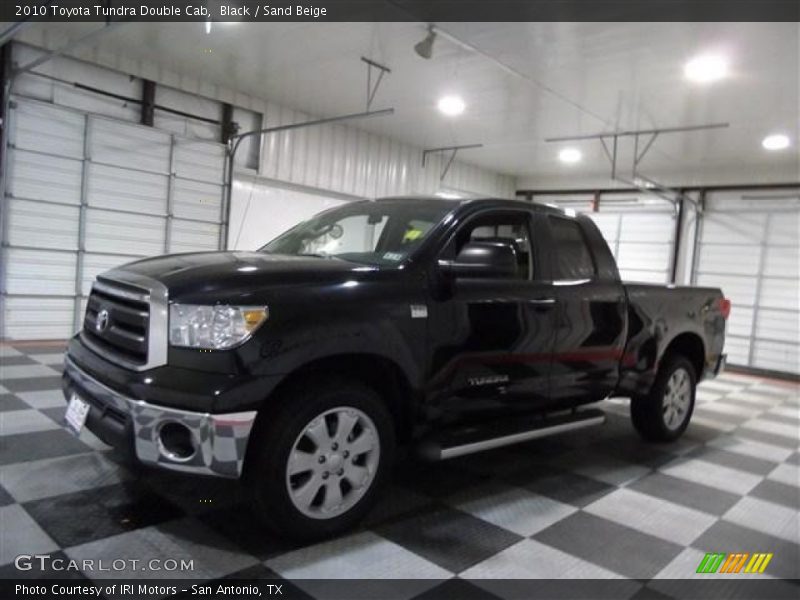 Black / Sand Beige 2010 Toyota Tundra Double Cab