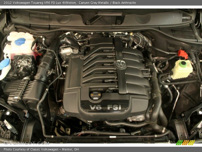 Canyon Gray Metallic / Black Anthracite 2012 Volkswagen Touareg VR6 FSI Lux 4XMotion