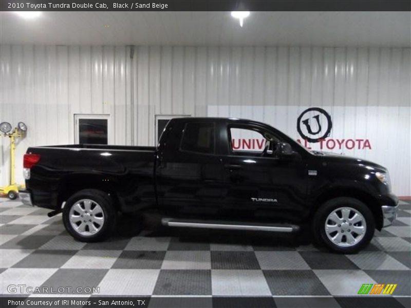 Black / Sand Beige 2010 Toyota Tundra Double Cab