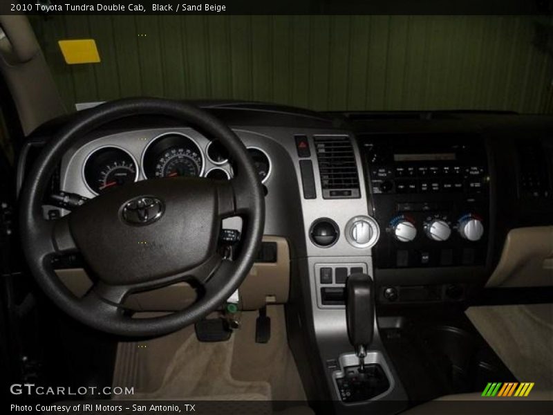Black / Sand Beige 2010 Toyota Tundra Double Cab