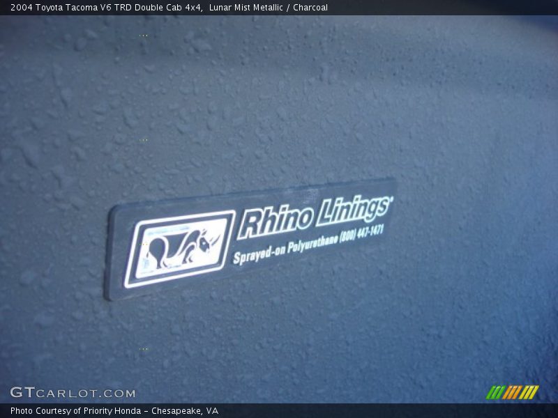 Lunar Mist Metallic / Charcoal 2004 Toyota Tacoma V6 TRD Double Cab 4x4
