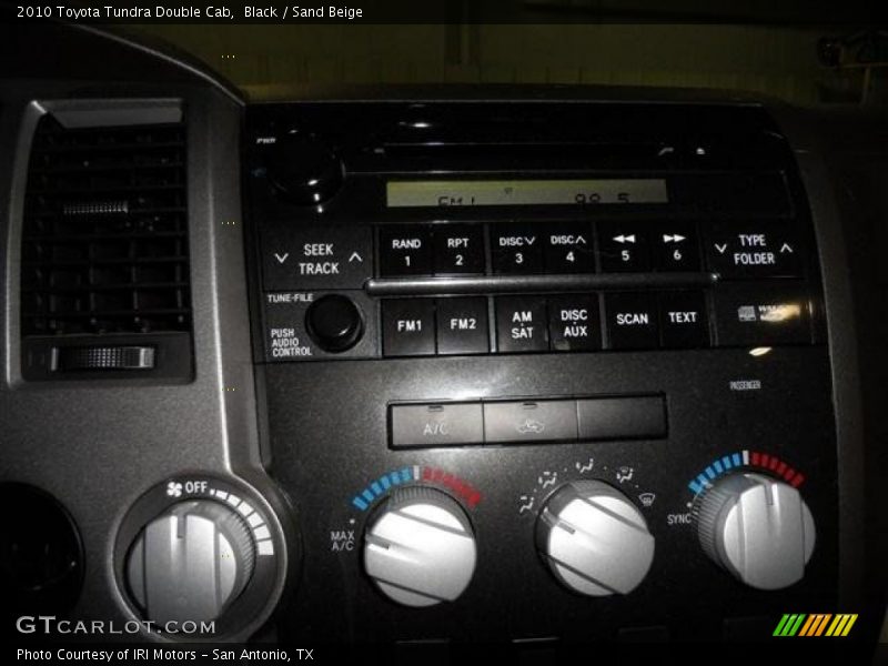 Black / Sand Beige 2010 Toyota Tundra Double Cab