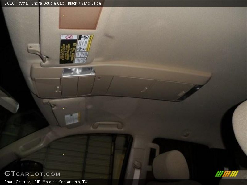 Black / Sand Beige 2010 Toyota Tundra Double Cab