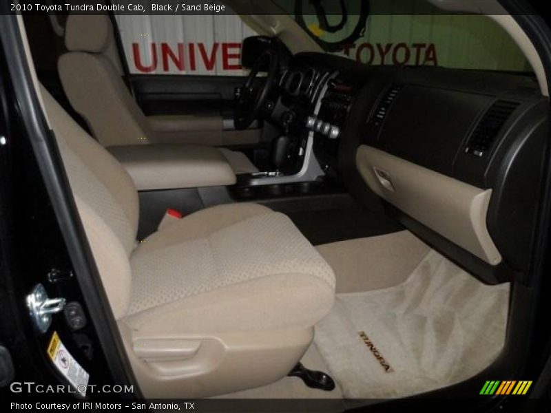 Black / Sand Beige 2010 Toyota Tundra Double Cab