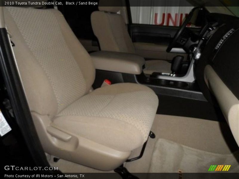 Black / Sand Beige 2010 Toyota Tundra Double Cab