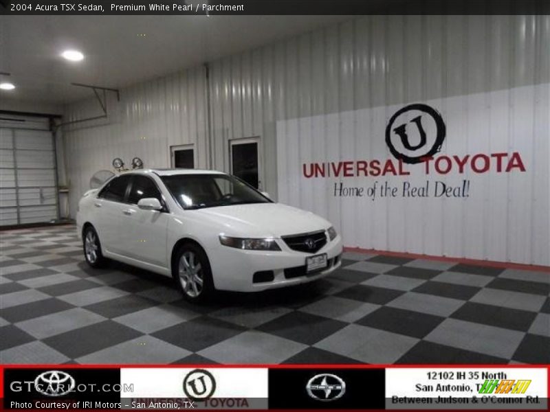 Premium White Pearl / Parchment 2004 Acura TSX Sedan