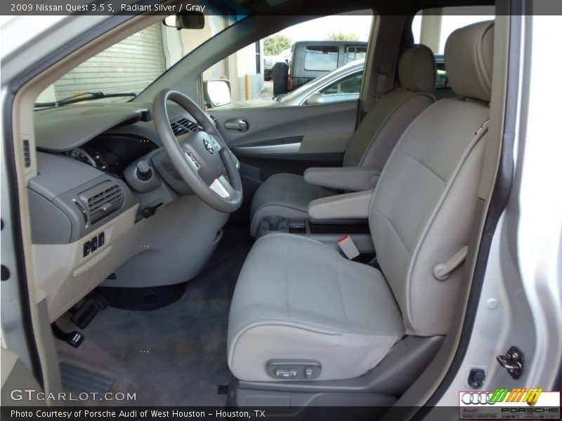 Radiant Silver / Gray 2009 Nissan Quest 3.5 S