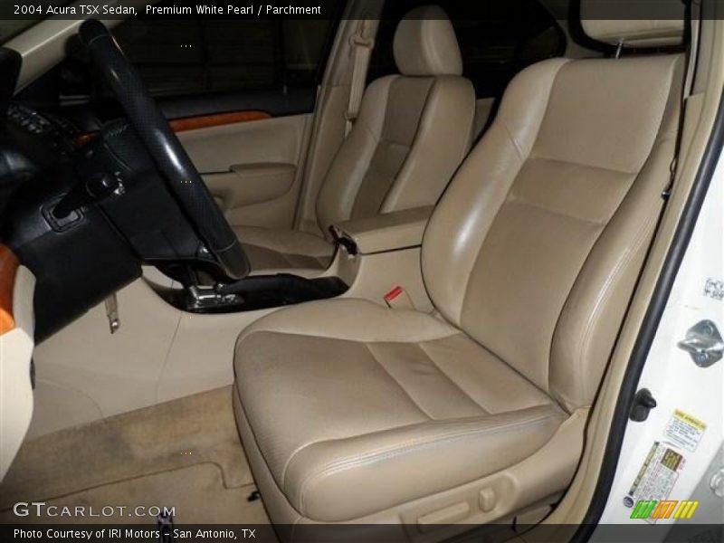 Premium White Pearl / Parchment 2004 Acura TSX Sedan