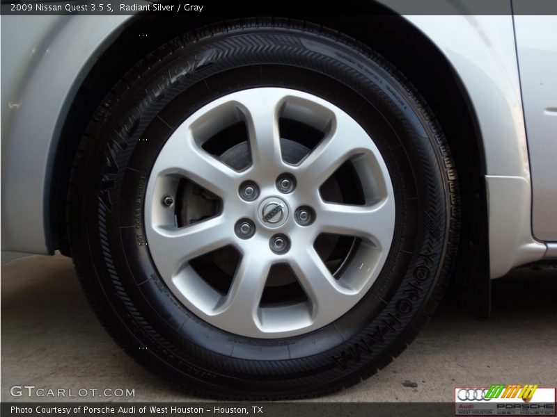 Radiant Silver / Gray 2009 Nissan Quest 3.5 S